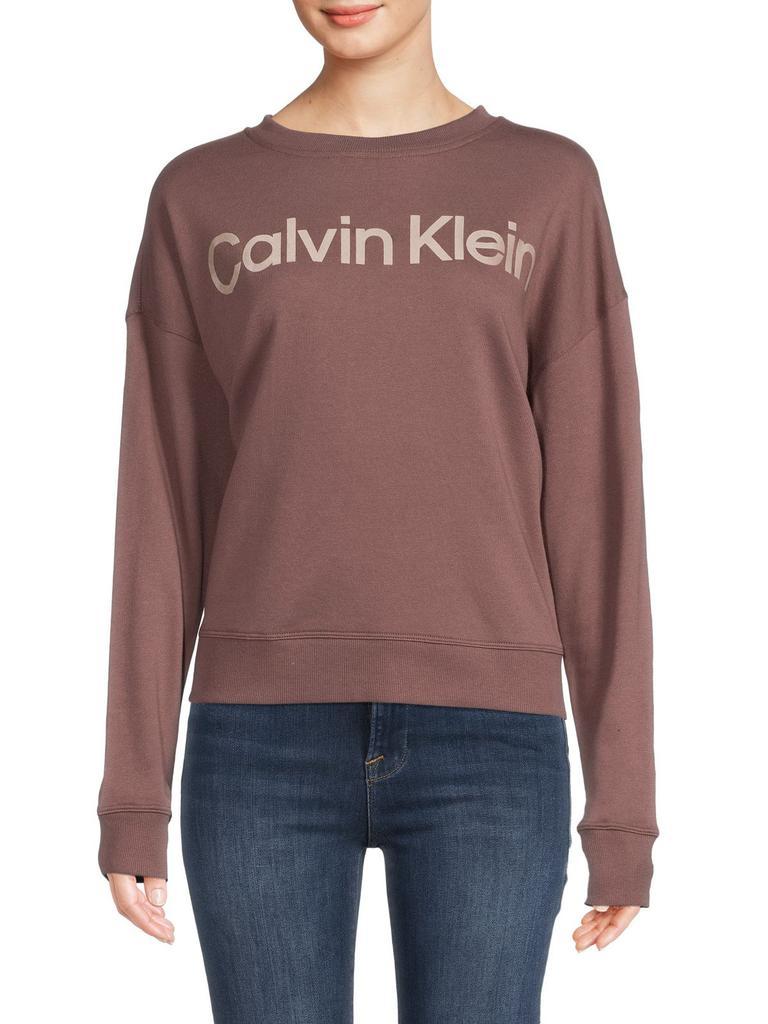 商品Calvin Klein|Logo Dropped Shoulder Sweatshirt,价格¥222,第1张图片