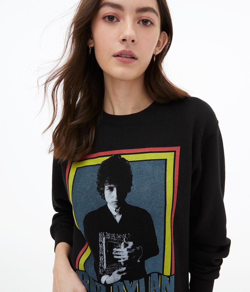 Aeropostale Women's Bob Dylan Crew Sweatshirt***商品第3张图片规格展示