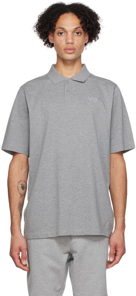 商品Y-3|Gray Classic Polo,价格¥398,第1张图片