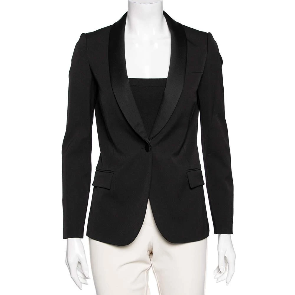 商品[二手商品] Gucci|Gucci Black Wool Single Breasted Blazer S,价格¥2144,第1张图片