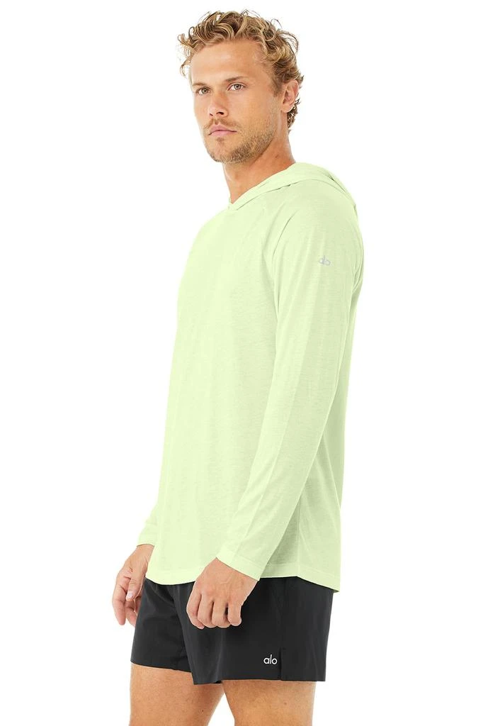 商品Alo|Core Hooded Runner - Limelight,价格¥356,第3张图片详细描述