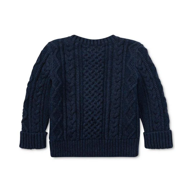 商品Ralph Lauren|Cable-Knit Cotton Sweater, Baby Boys,价格¥163,第2张图片详细描述