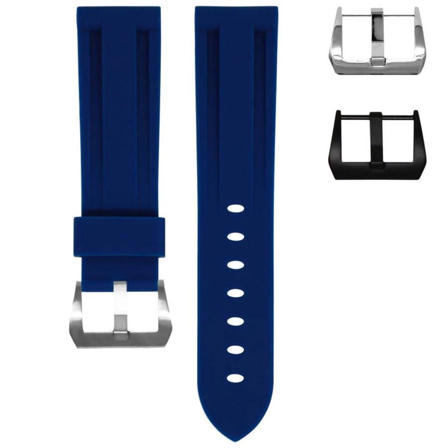 商品Horus Watch Straps|For Tudor Black Bay Straight Lug Indigo Blue Rubber Watch Band 22MMSL-DKBL-TBB,价格¥1154,第1张图片