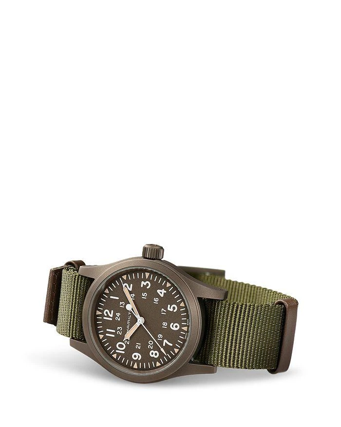 商品Hamilton|Mechanical Khaki Field Watch, 38mm,价格¥4431,第3张图片详细描述