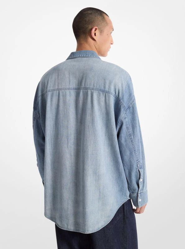 商品Michael Kors|Oversized Chambray Shirt,价格¥453,第5张图片详细描述