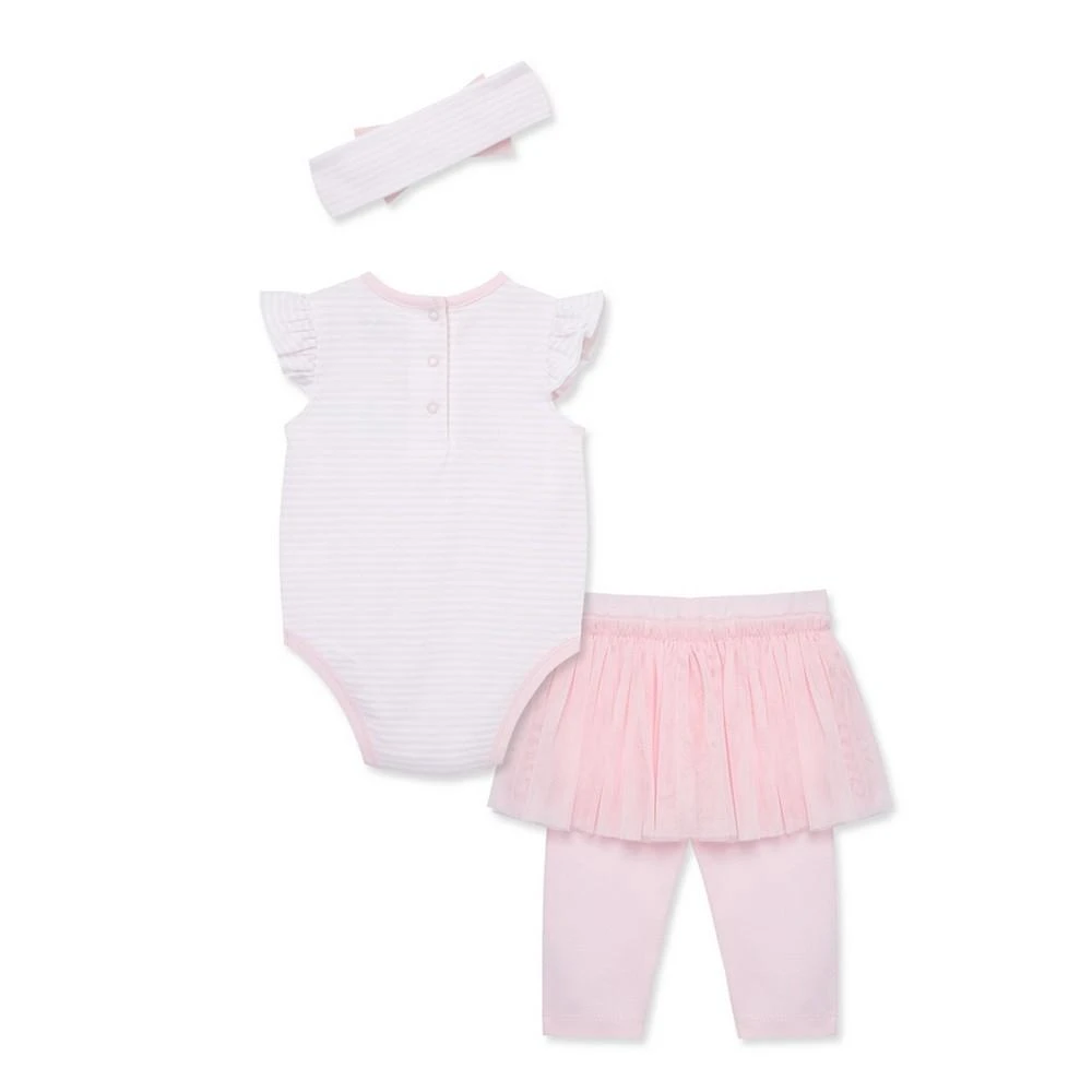 商品Little Me|Baby Girls Easter Bunny Skegging, Bodysuit and Headband Set,价格¥67,第2张图片详细描述