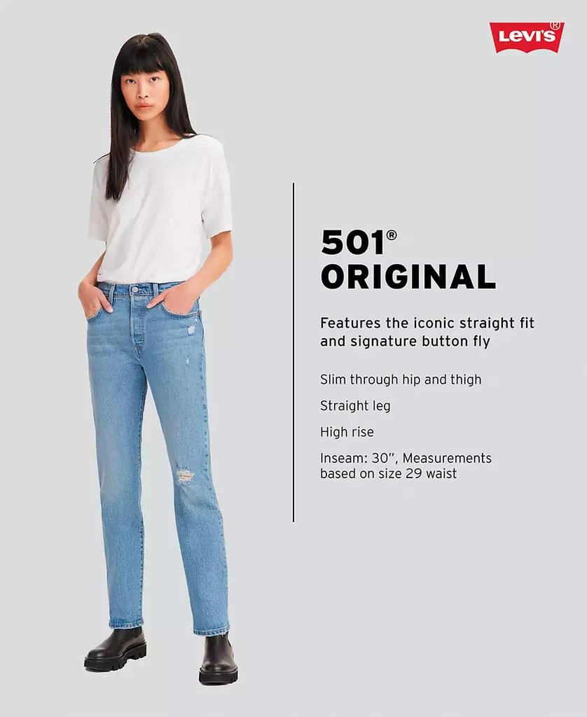 商品Levi's|Women's 501 Original-Fit Straight-Leg Jeans,价格¥422,第4张图片详细描述