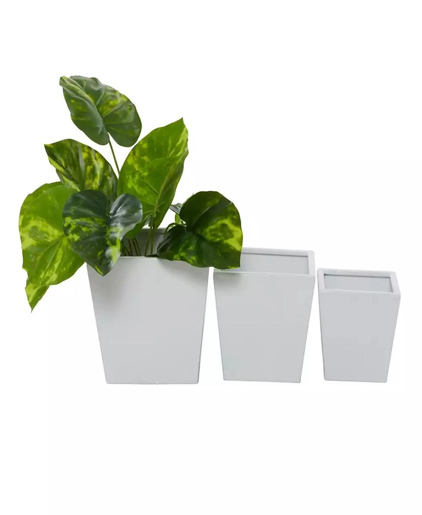 Metal Indoor Outdoor Planter Set of 3 商品