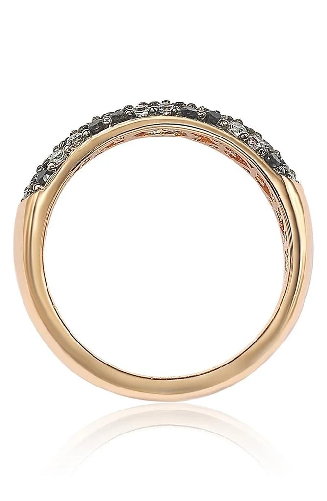 商品Suzy Levian|3-Row Pavé Cubic Zirconia Eternity Band Ring,价格¥745,第2张图片详细描述