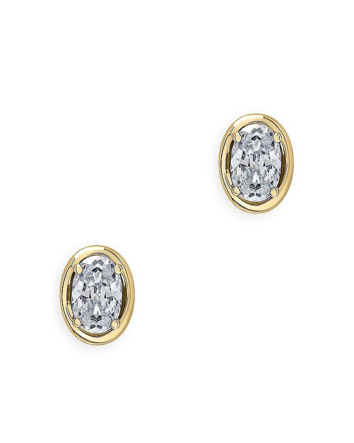 商品Bloomingdale's|Oval Shaped Diamond Stud Earrings in 14K Yellow Gold, 0.56 ct. t.w. - Exclusive,价格¥6179,第5张图片详细描述