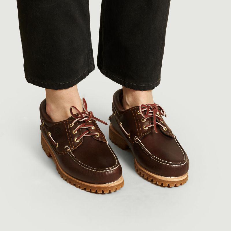 Boat shoes Authentics 3 Eye Classic Lug Brown Timberland商品第2张图片规格展示