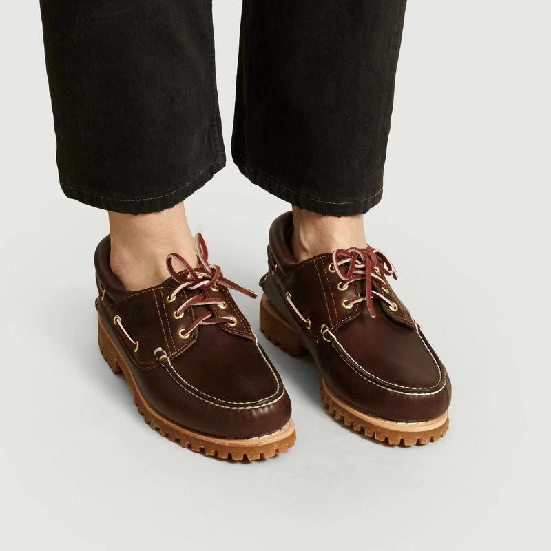 商品Timberland|Boat shoes Authentics 3 Eye Classic Lug Brown Timberland,价格¥1095,第2张图片详细描述