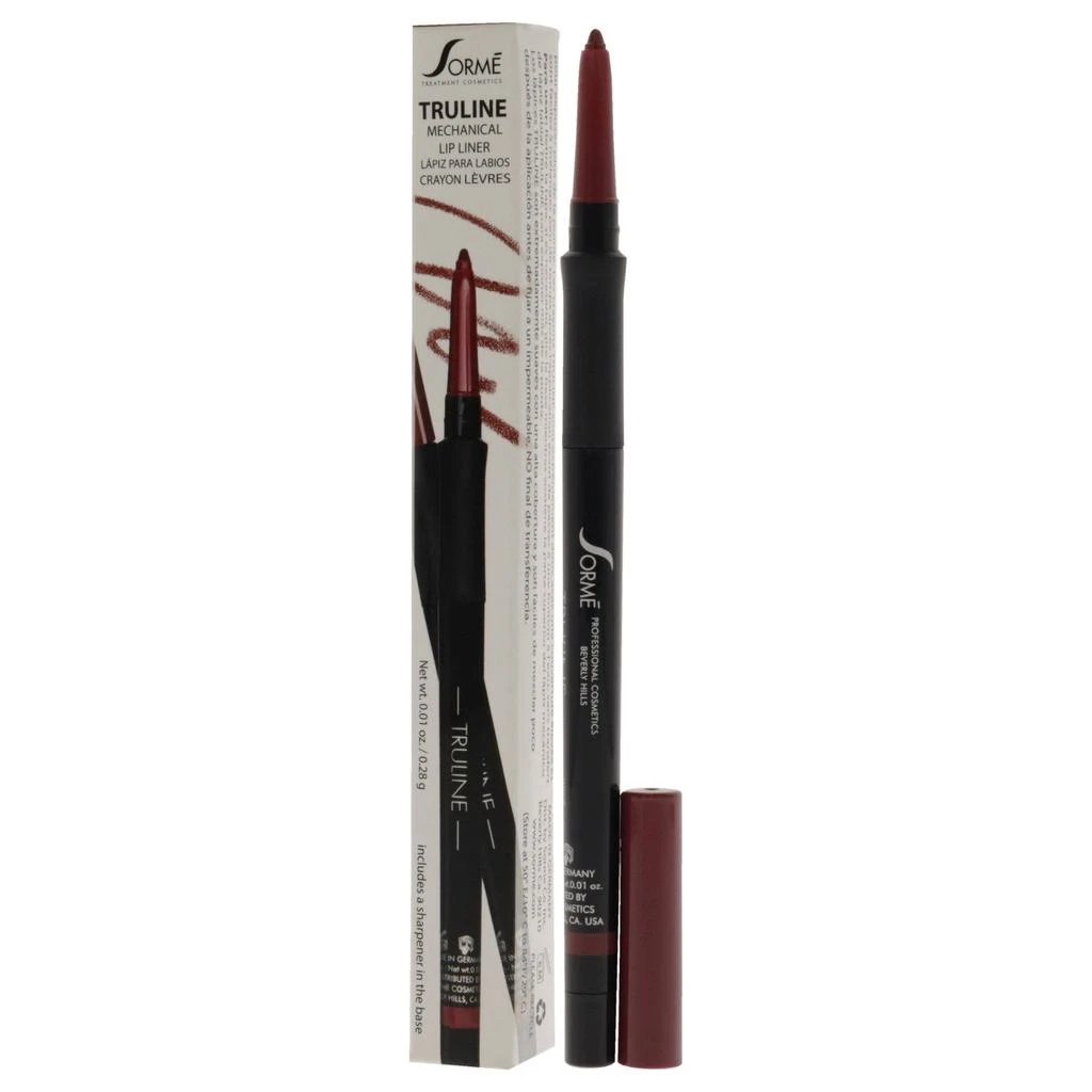 商品Sorme Cosmetics|Truline Mechanical Lipliner - MPL02 Wine by  for Women - 0.01 oz Lip Liner,价格¥121,第3张图片详细描述