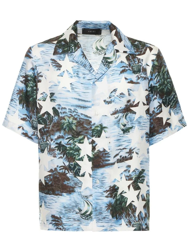 商品AMIRI|Printed Silk Twill Shirt,价格¥7572,第1张图片