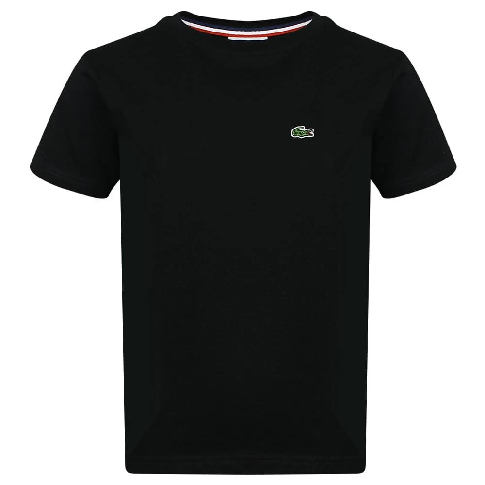 商品Lacoste|Black T Shirt,价格¥182,第1张图片