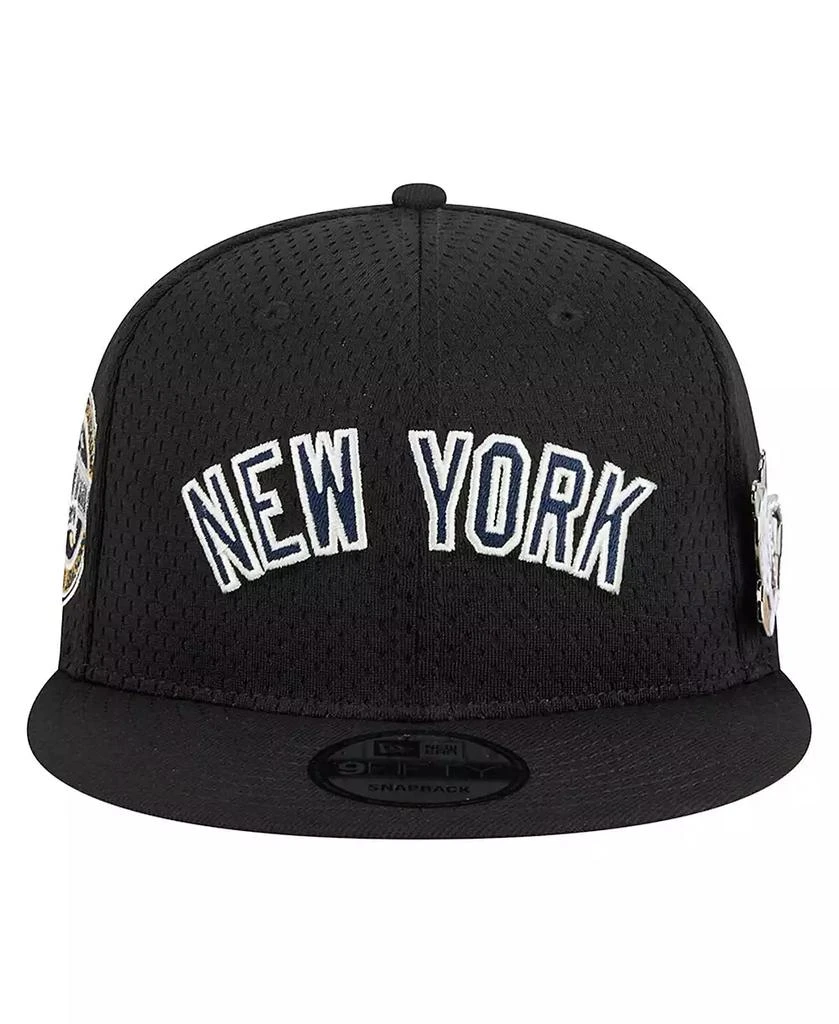 商品New Era|Men's Black New York Yankees Post Up Pin 9FIFTY Snapback Hat,价格¥299,第3张图片详细描述