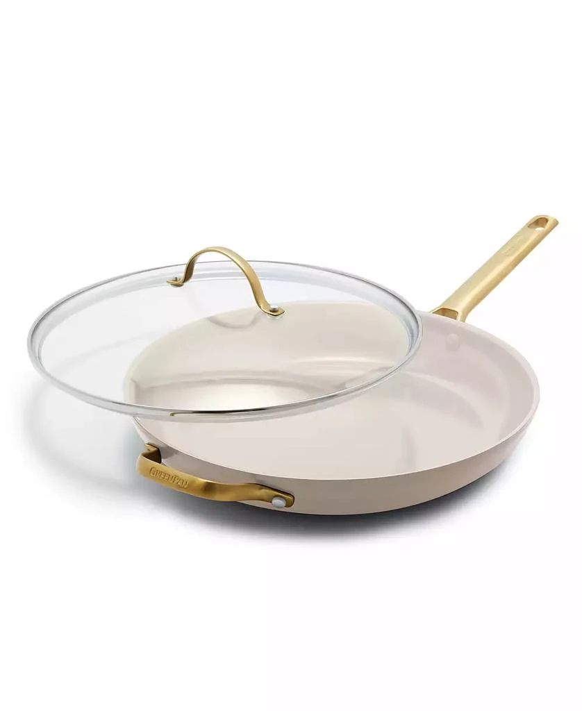 商品Greenpan|Reserve Ceramic Nonstick 12" Frypan with Lid,价格¥1236,第1张图片