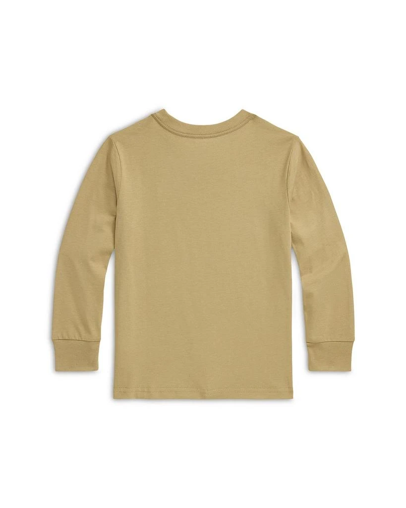 商品Ralph Lauren|Boys' Cotton Jersey Long Sleeve Tee - Little Kid, Big Kid,价格¥200,第2张图片详细描述