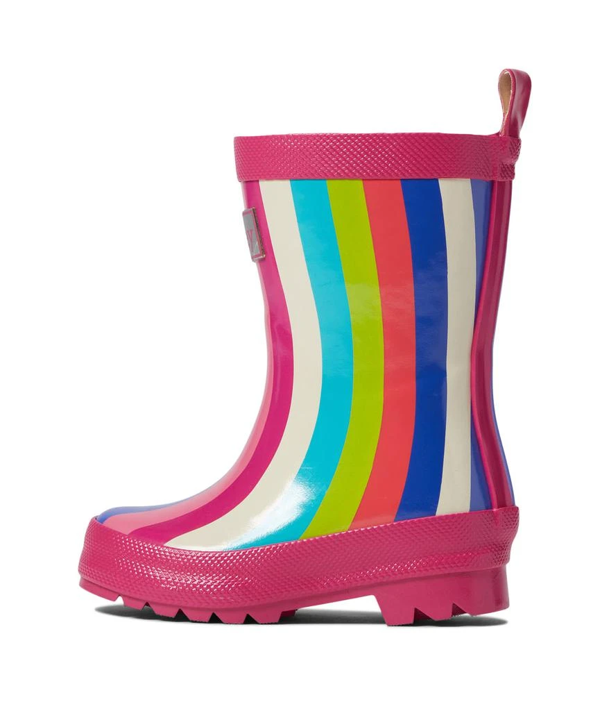 商品Hatley|Rainbow Stripes Shiny Rain Boots (Toddler/Little Kid/Big kid),价格¥209,第4张图片详细描述