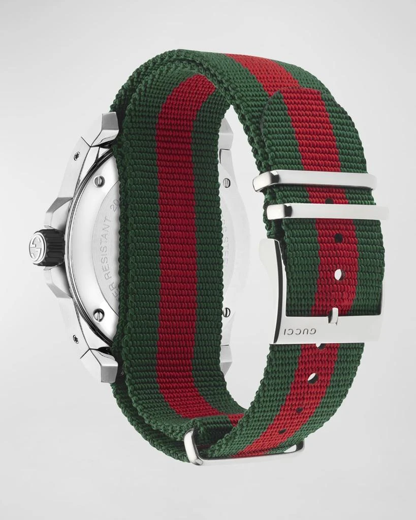 商品Gucci|45mm Gucci Dive Watch w/ Nylon Web Strap,价格¥13035,第3张图片详细描述