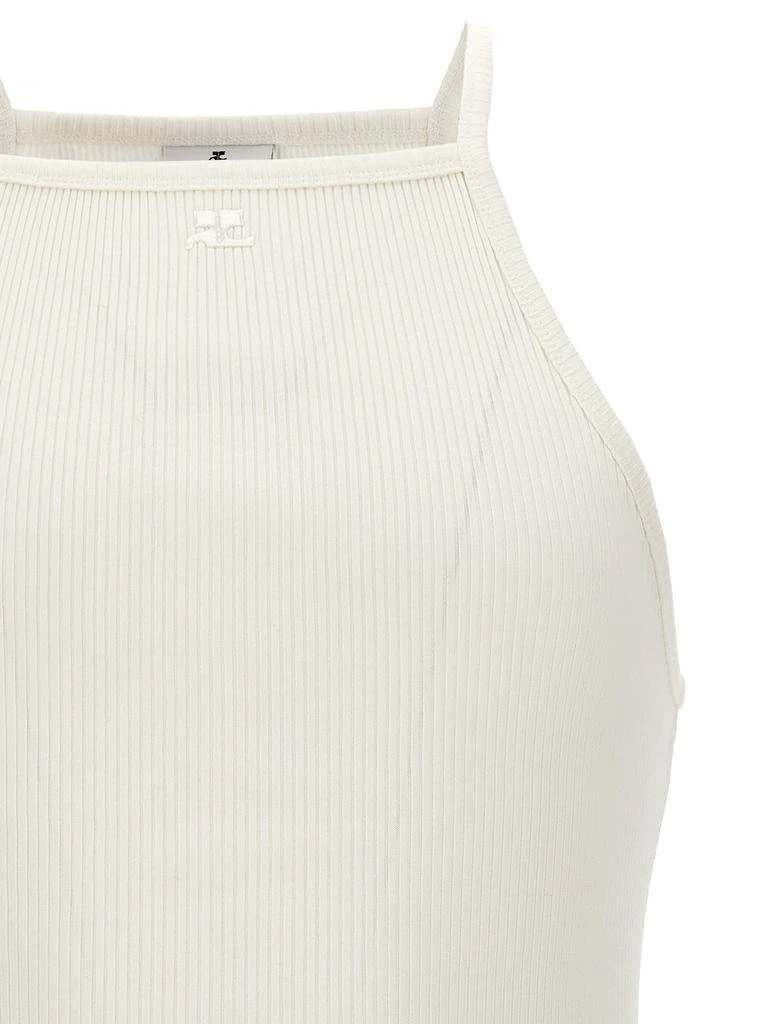 商品Courrèges|neckline 90s Ribs Tank Top,价格¥1748,第3张图片详细描述