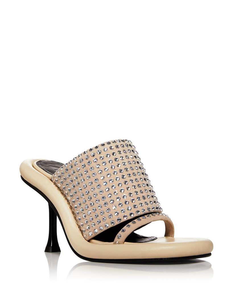 商品JW Anderson|Women's Fala Bumper Embellished High Heel Sandals,价格¥6439,第1张图片