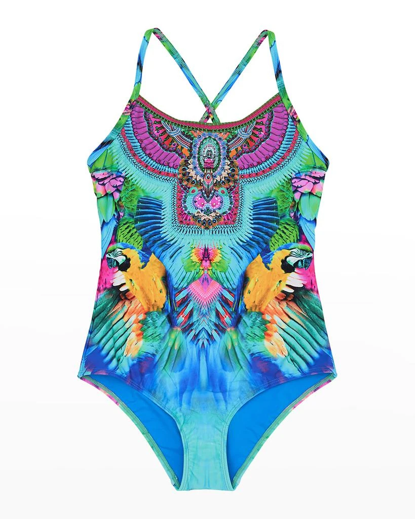 商品Camilla|Girl's Age of Asteria One-Piece Swimsuit, Size 4-10,价格¥424,第1张图片