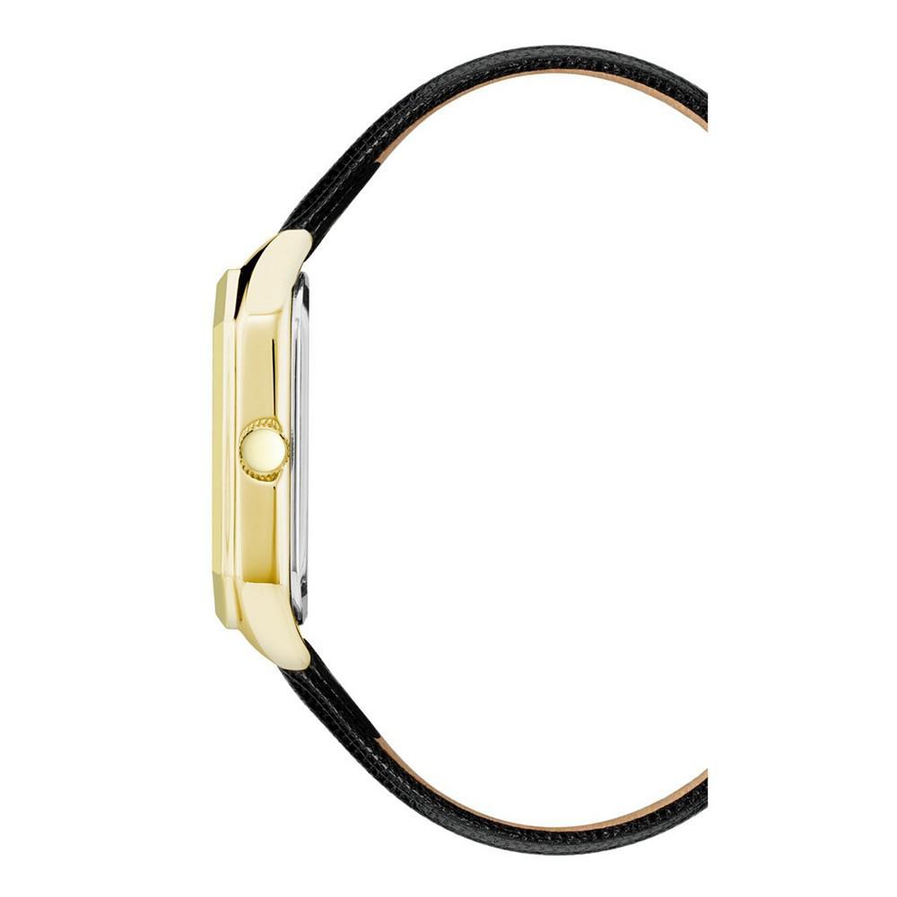 商品Anne Klein|Women's Black Leather Strap Watch 24mm,价格¥489,第4张图片详细描述