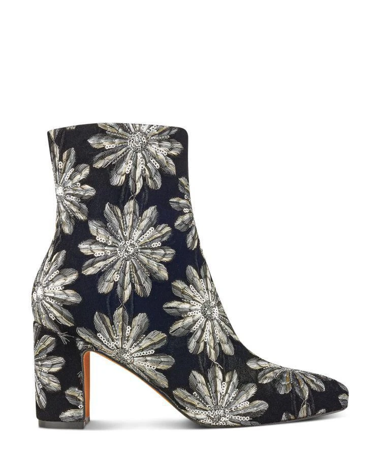 商品Marc Fisher|Grazi Flocked Velvet Booties ,价格¥825,第2张图片详细描述