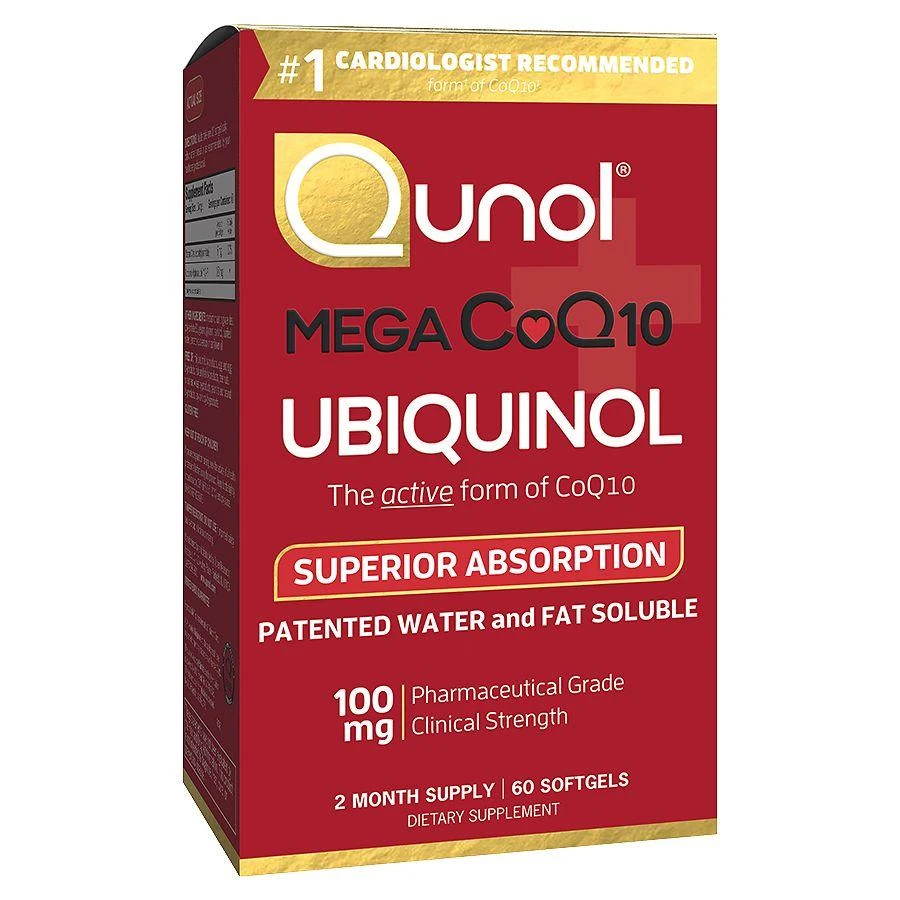商品Qunol|Qunol 还原型活性辅酶Q10 100mg 备孕/心脏,价格¥368,第1张图片