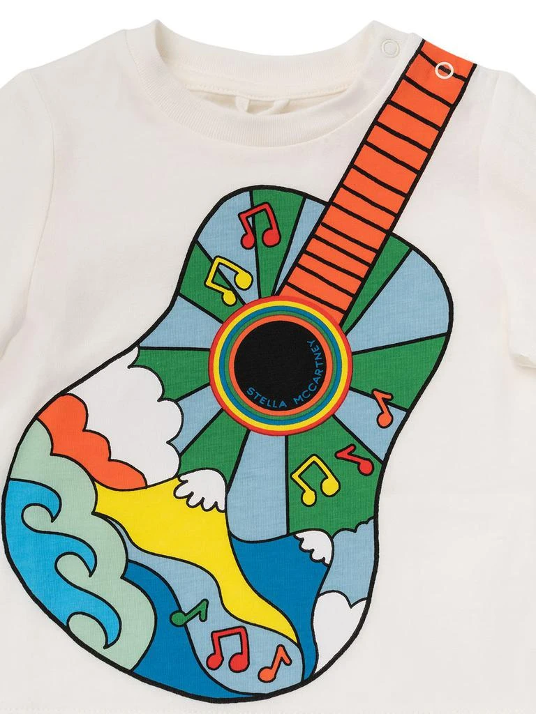 商品Stella McCartney|Guitar Print Organic Cotton T-shirt,价格¥316,第1张图片详细描述
