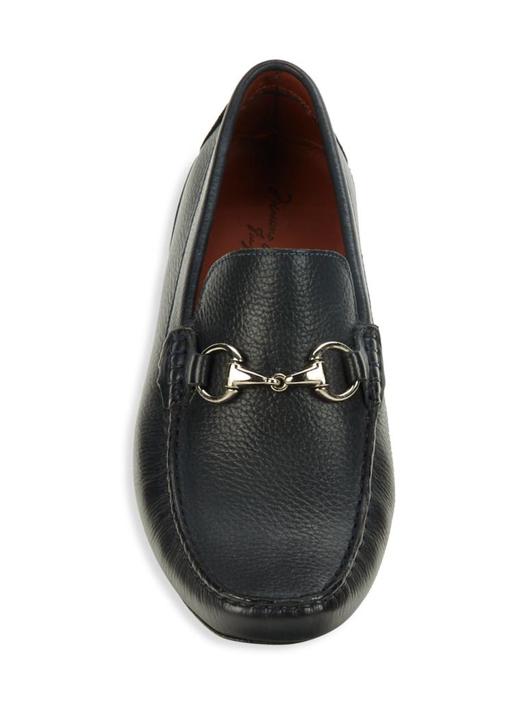 ​Pebbled Leather Bit Driving Loafers商品第6张图片规格展示