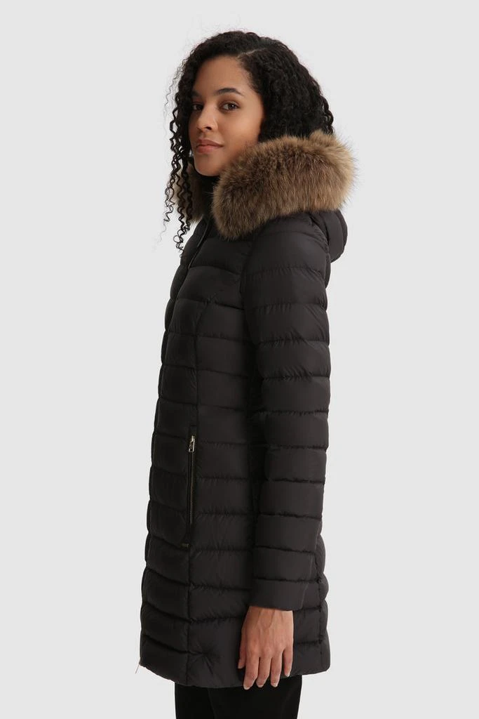 商品Woolrich|Ellis Quilted Long Jacket with Removable Fur,价格¥3641,第3张图片详细描述