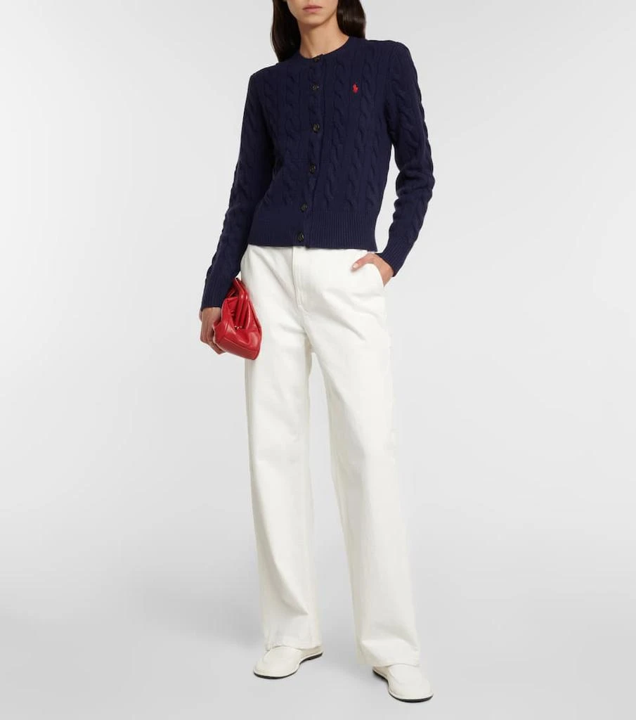商品Ralph Lauren|Cable-knit wool-blend cardigan,价格¥1797,第2张图片详细描述