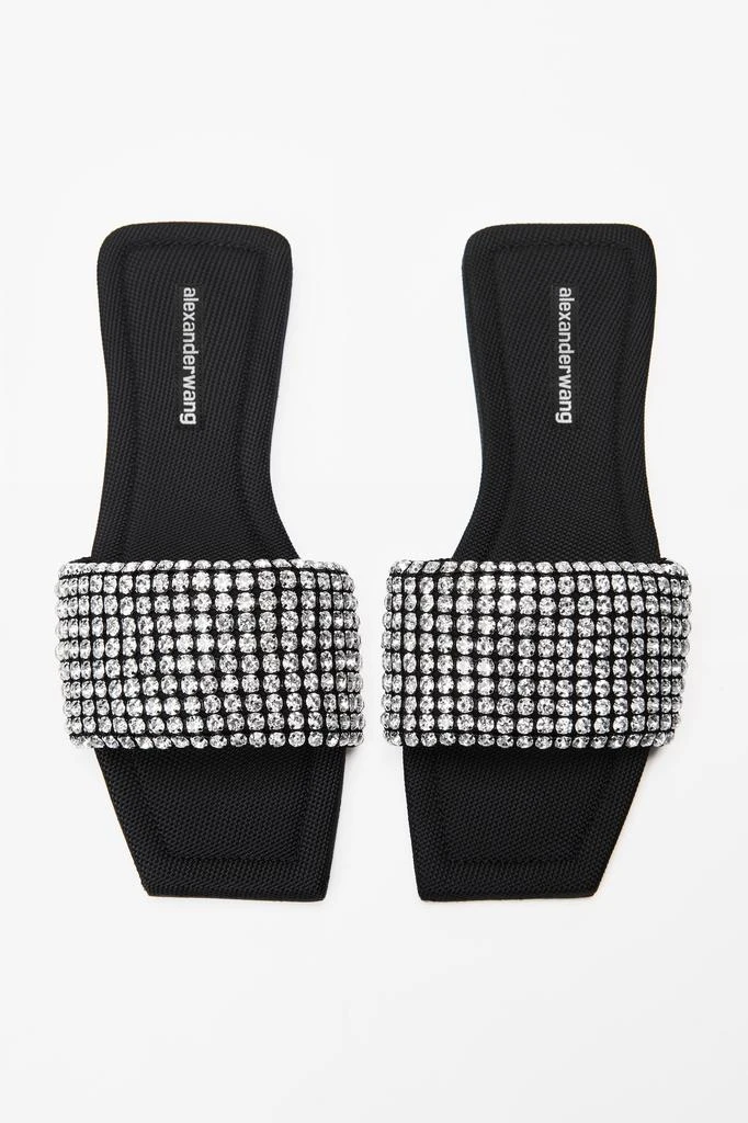 商品Alexander Wang|ANYA CRYSTAL SLIDE SANDAL,价格¥2221,第4张图片详细描述
