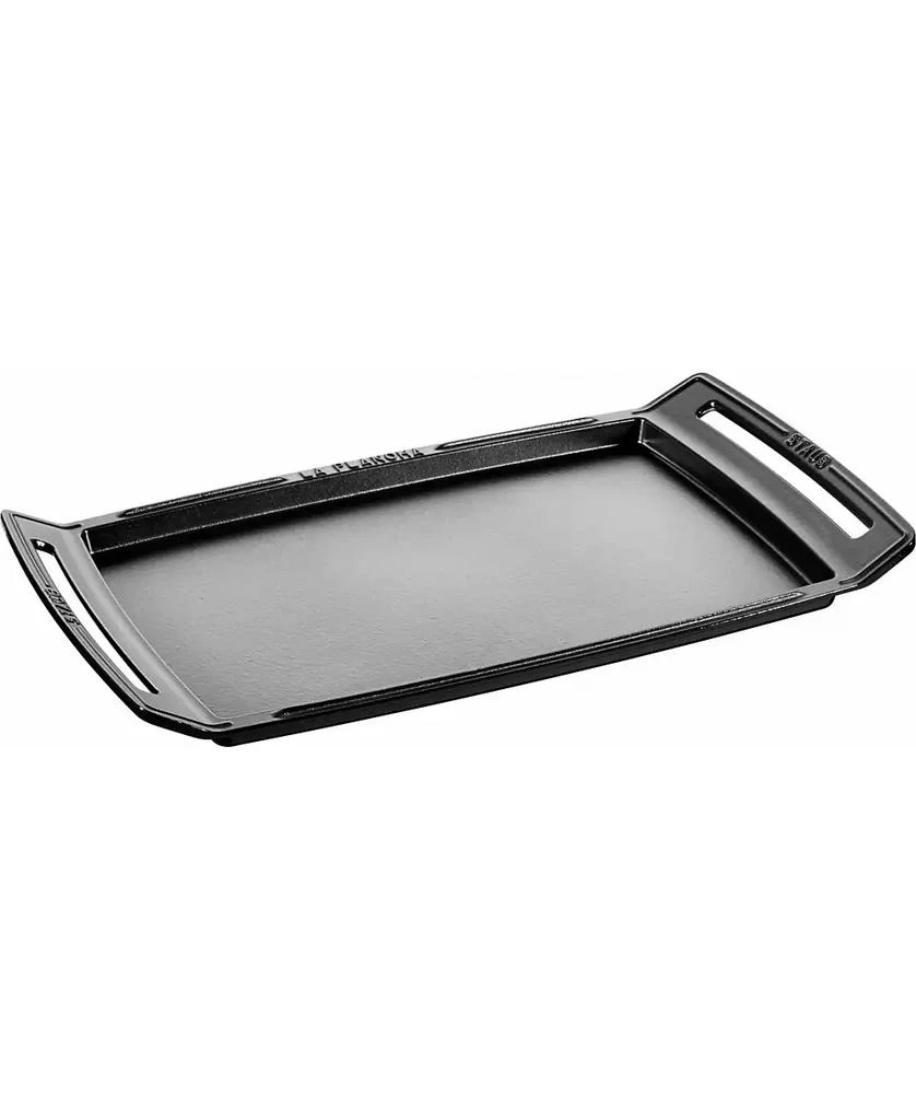 商品Staub|Cast Iron 18.5 X 9.8" Double Burner Griddle,价格¥2009,第1张图片