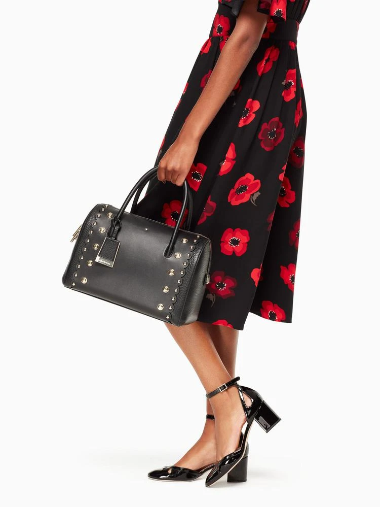 商品Kate Spade|madison stewart street 铆钉手提单肩包,价格¥2313,第3张图片详细描述