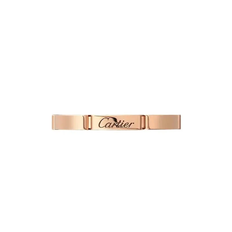 商品[国内直发] Cartier|CARTIER卡地亚 Maillon Panthère 字母装饰 18K玫瑰金 戒指 男女同款情侣款 玫瑰金色,价格¥9290,第8张图片详细描述