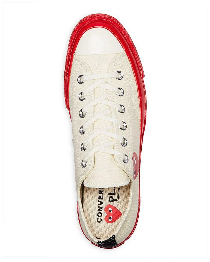 商品Comme des Garcons|x Converse Unisex Red Sole Low Top Sneakers,价格¥1130,第2张图片详细描述