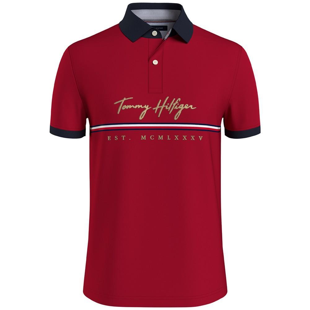 商品Tommy Hilfiger|Men's Badlwin TH Flex Custom Fit Polo Shirt,价格¥305,第1张图片