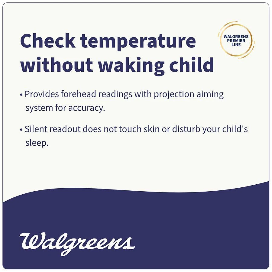 商品Walgreens|Temperature Projecting Non-Contact Thermometer,价格¥300,第3张图片详细描述