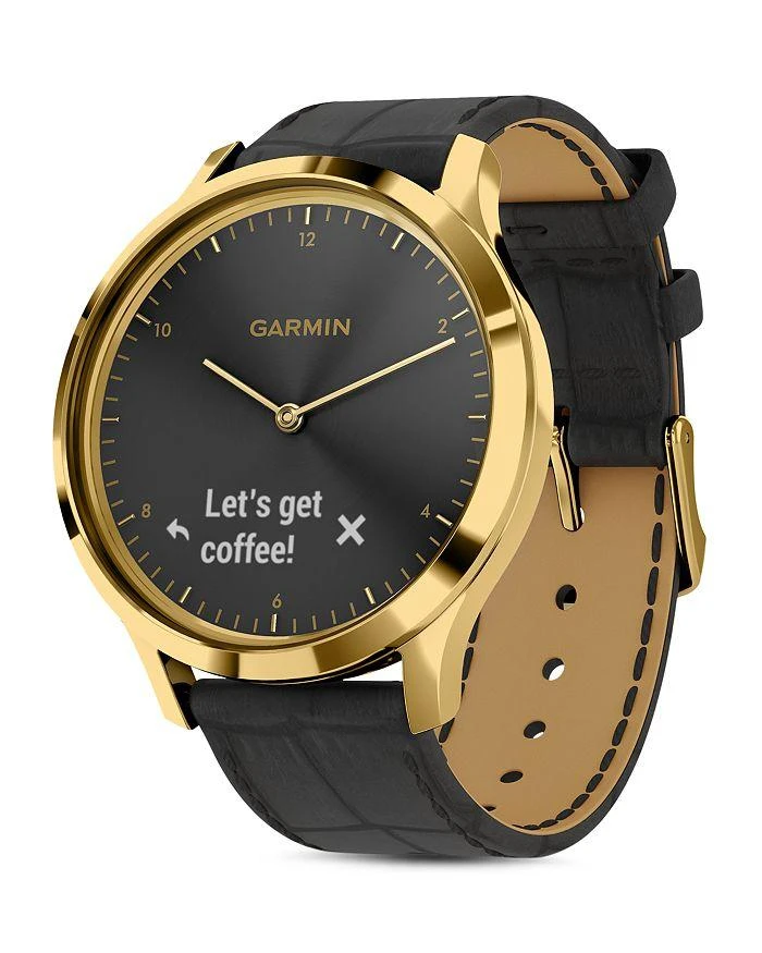 商品Garmin|Vivomove HR Touchscreen Hybrid Smartwatch, 43mm,价格¥2598,第1张图片