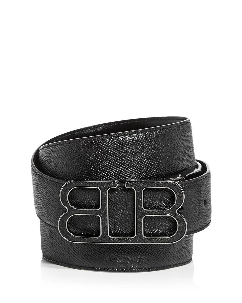 商品Bally|Men's Mirror B Reversible Leather Belt ,价格¥1003,第1张图片详细描述