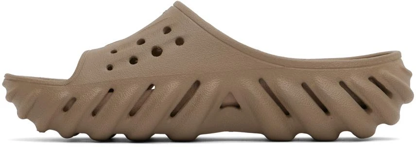 商品Crocs|Taupe Echo Slides,价格¥219,第3张图片详细描述