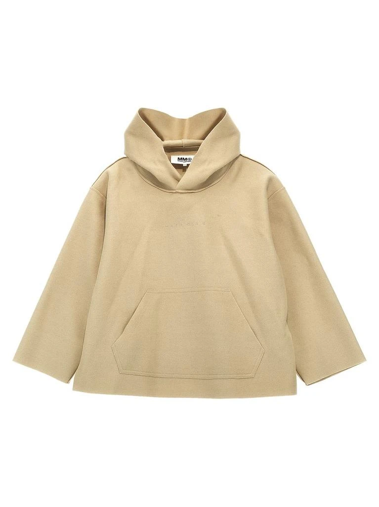 商品MM6|Mm6 Maison Margiela Kids Logo Embroidery Hoodie,价格¥1133,第1张图片