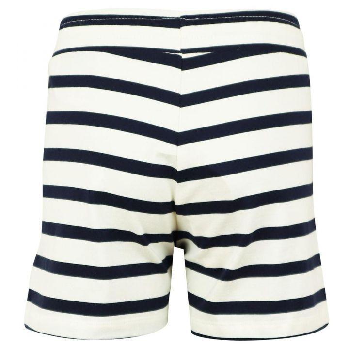商品Mini Rodini|Navy & White Stripe Chameleon Shorts,价格¥82,第5张图片详细描述