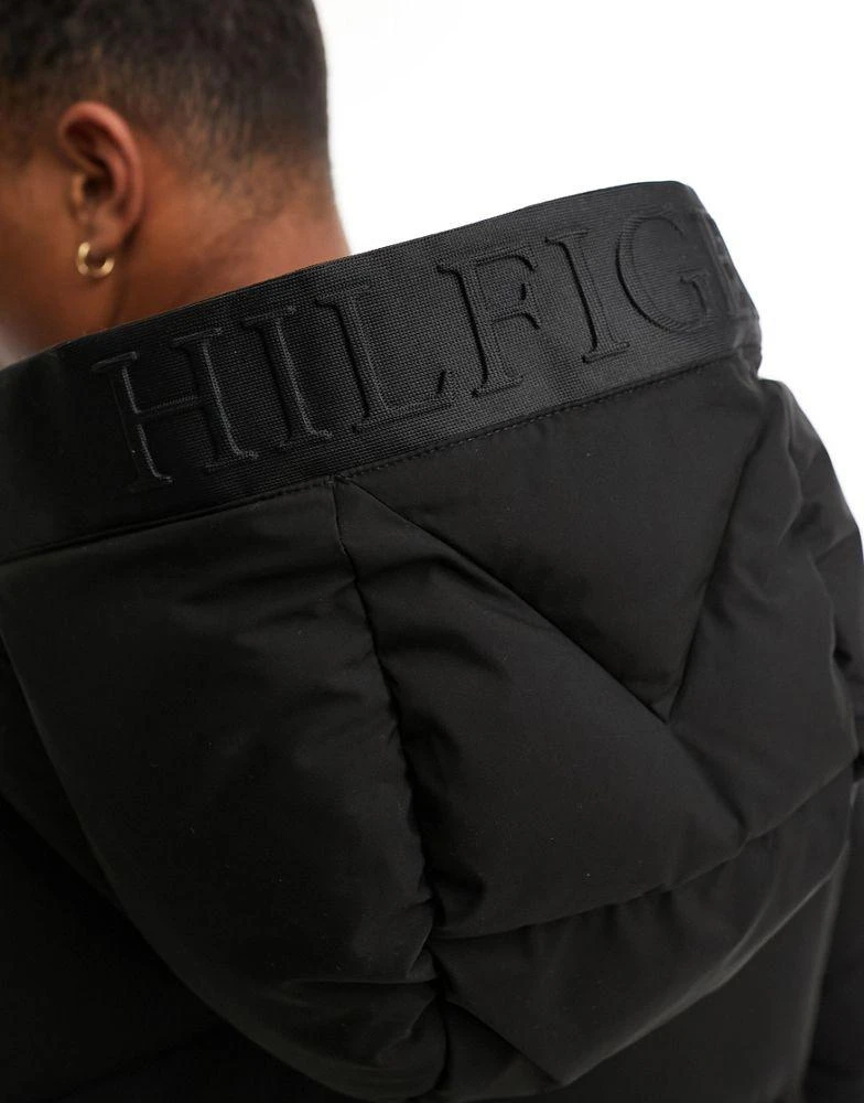 商品Tommy Hilfiger|Tommy Hilfiger rockie down hooded jacket in black,价格¥2647,第2张图片详细描述