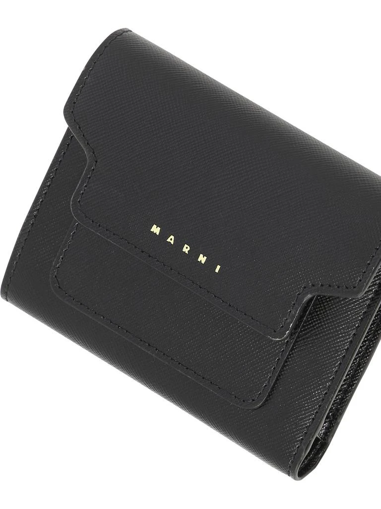 商品Marni|Wallet In Saffiano Leather Wallets & Card Holders Black,价格¥1619,第4张图片详细描述