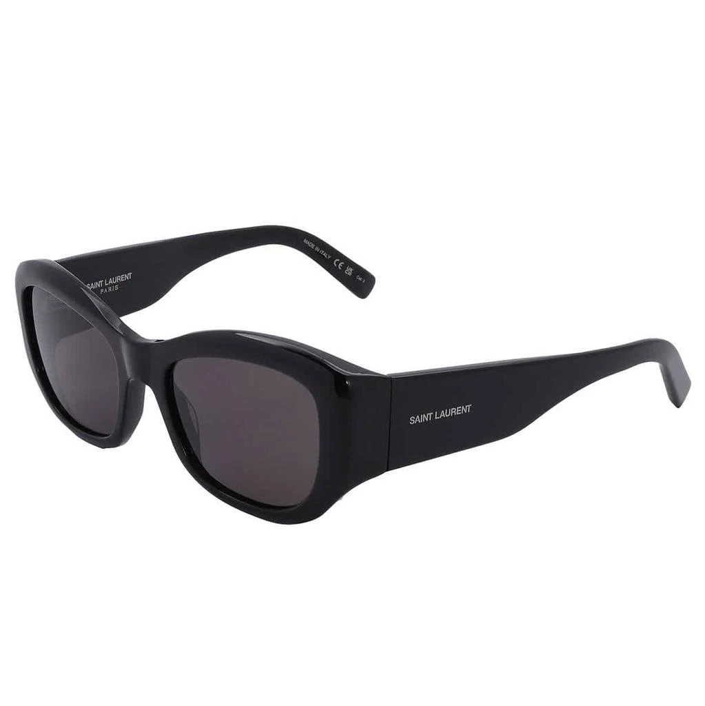 商品Yves Saint Laurent|Black Cat Eye Ladies Sunglasses SL 498 001 55,价格¥1499,第3张图片详细描述