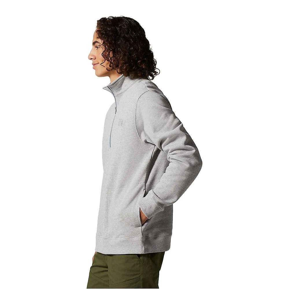 商品Mountain Hardwear|Mountain Hardwear Men's MHW Logo 1/2 Zip Top,价格¥322,第2张图片详细描述